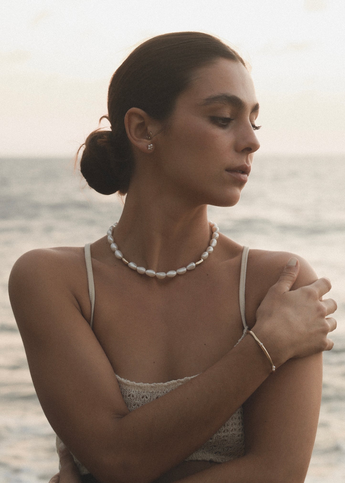 Ayla pearl necklace