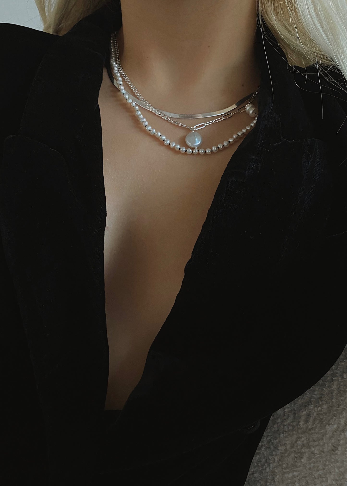 Gold Coast necklace silver