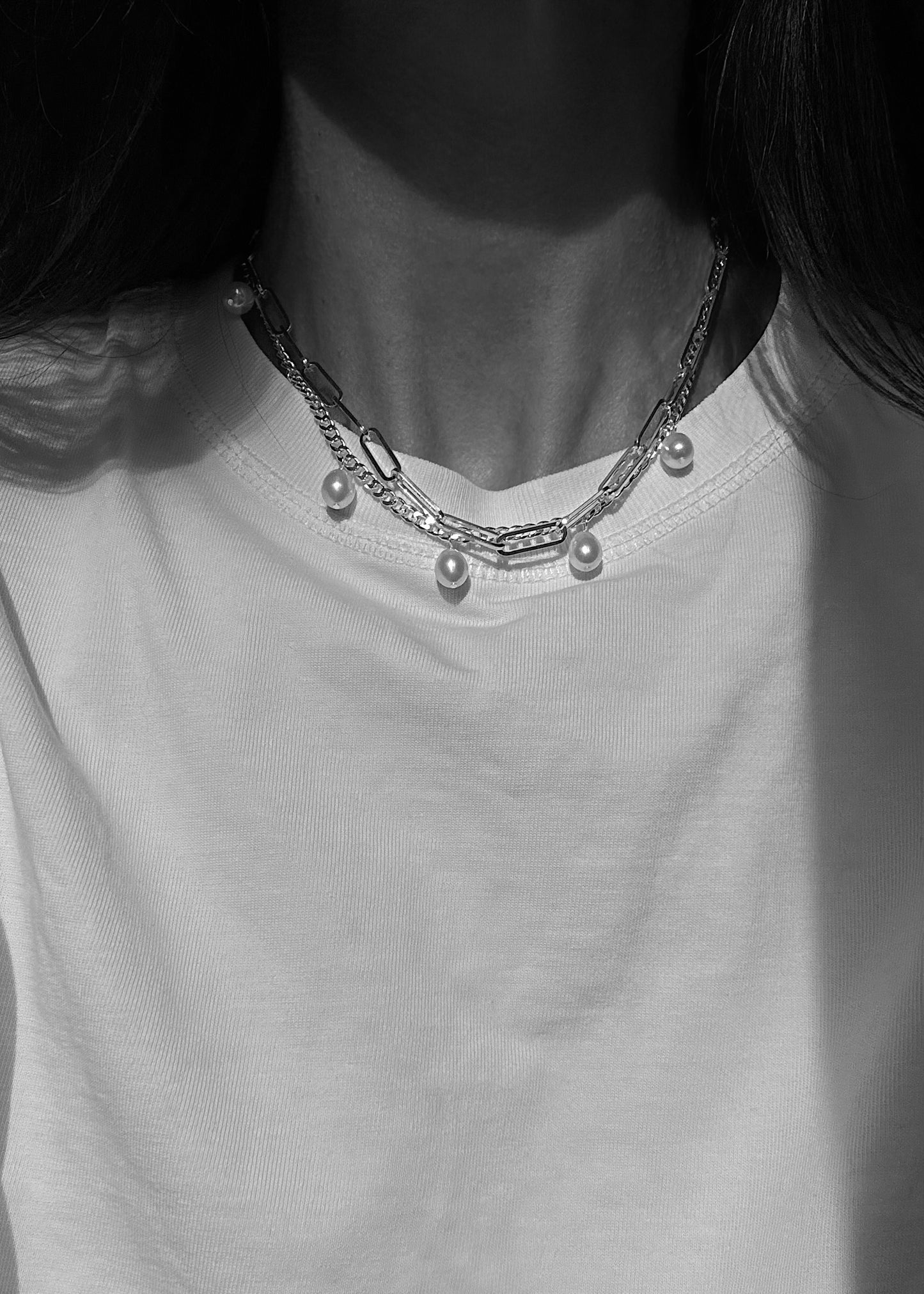 Kaia necklace silver